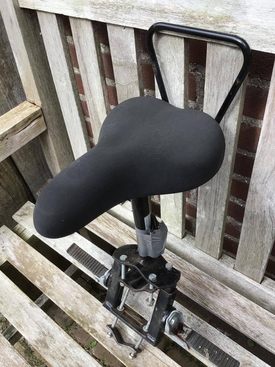 Zadel,op stang stoeltje