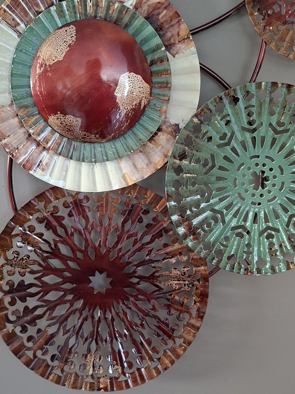 Wanddecoratie metaal