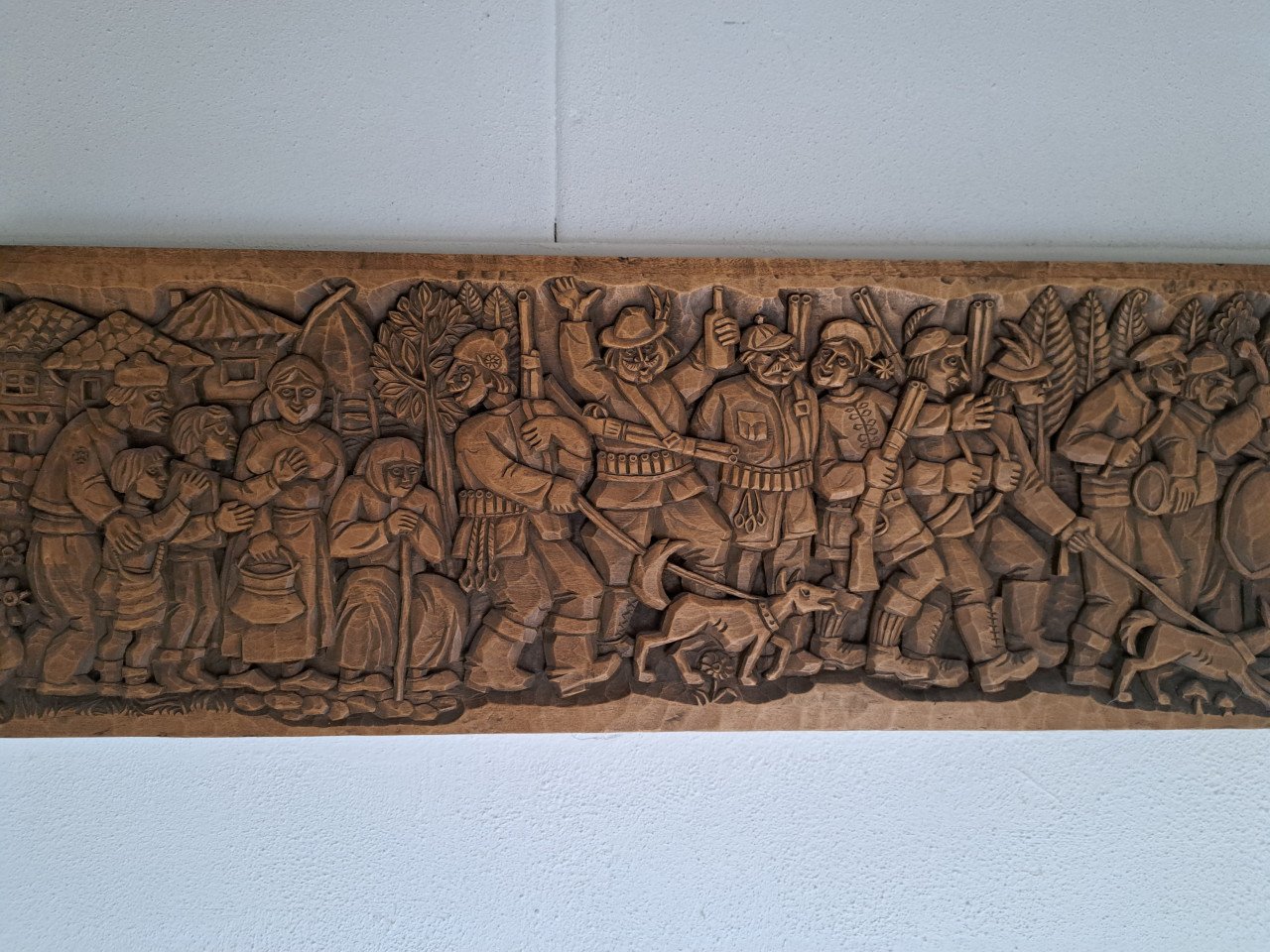 Mooi houtsnijwerk