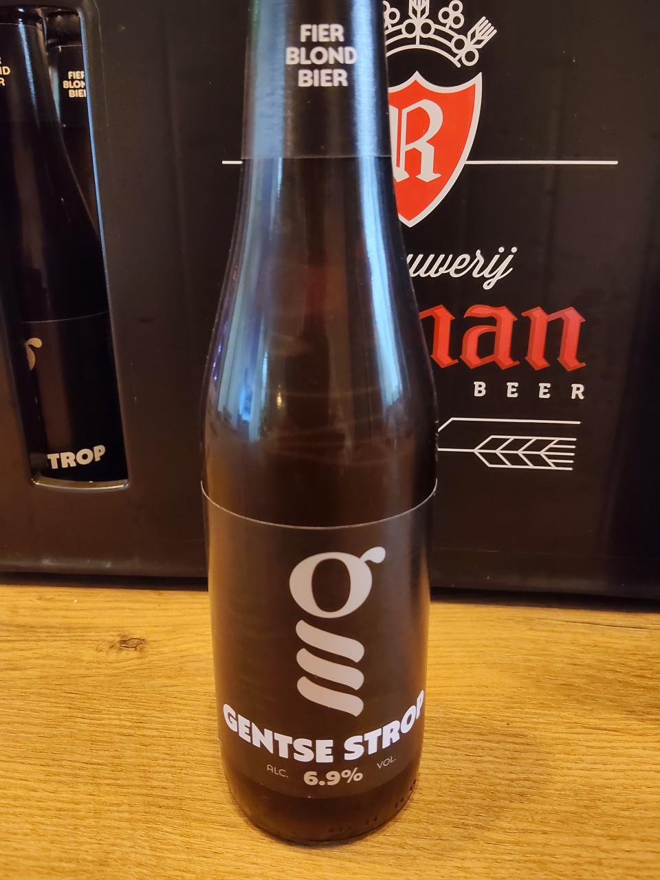 Krat Gentse Strop Blond bier