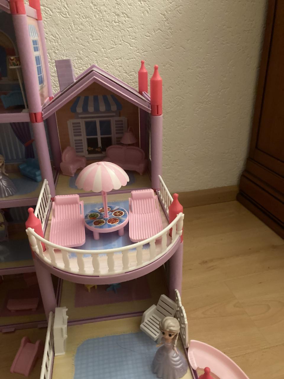 Roze Droomhuis Villa speelgoedhuis