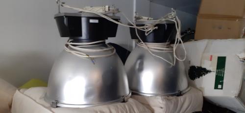 4 x LAMPEN - Industriele - Enorm Grote Vintage & Diverse Lampen