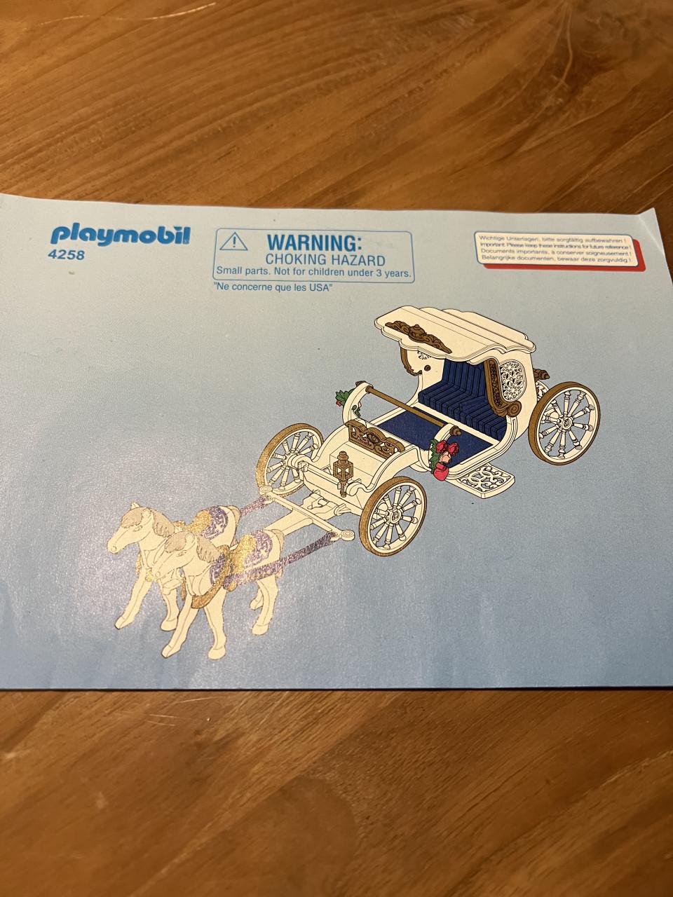 Te koop: Playmobil Prinsessentrouwkoets 4258
