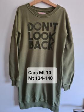 Cars Jeans Kaki Jurk/ lange sweater Maat 134-140