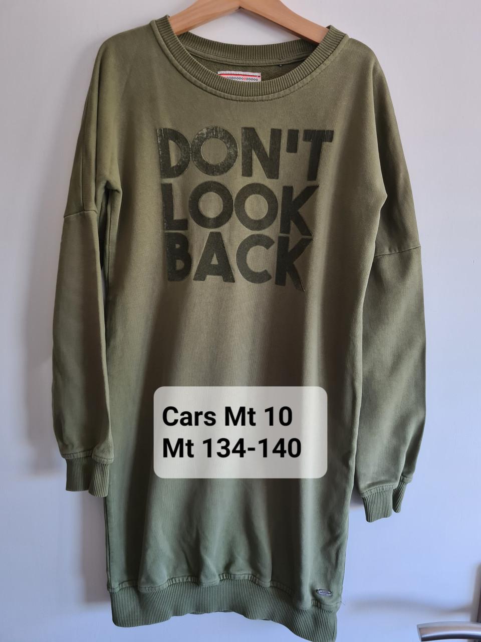 Cars Jeans Kaki Jurk/ lange sweater Maat 134-140
