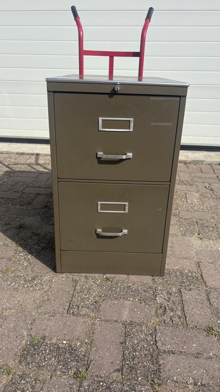 Vintage ahrend Ladeblok gereedschapkist