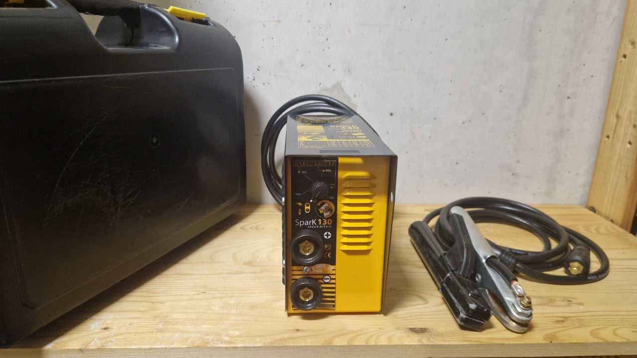 Lasapparaat 140 A inverter met toebehoren