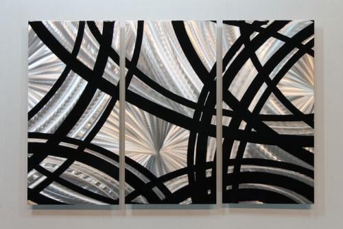 " Metal High Point " prachtig 3 luik Metal Art