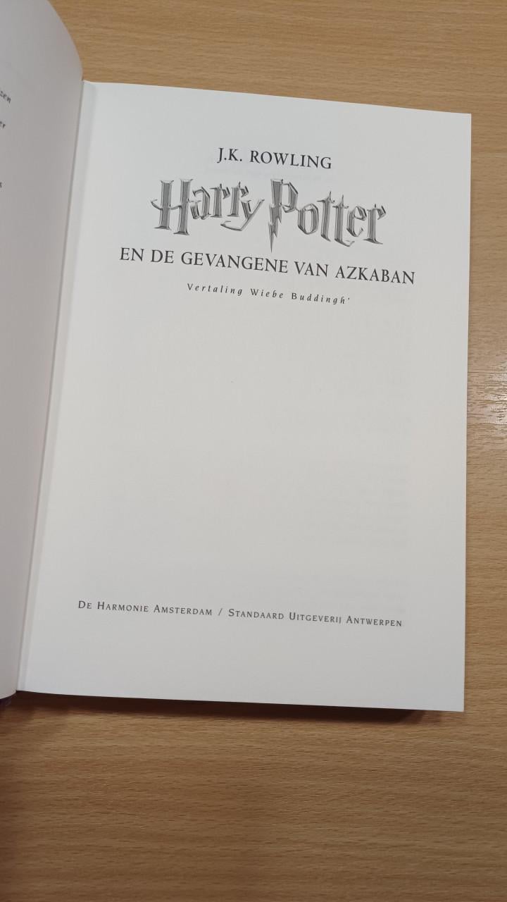 Harry Potter en de Gevangene van Azkaban (hardcover ongelezen)