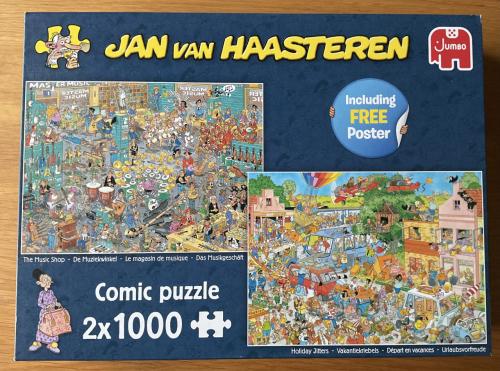 Van Haasteren puzzel, 2x 1000 stukjes