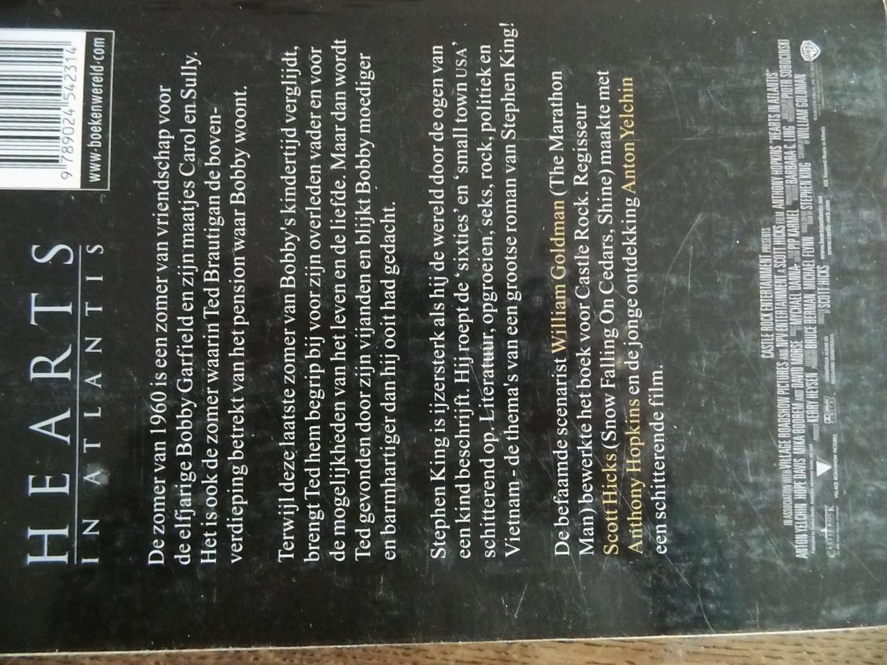 Harten in Atlantis van Stephen King.