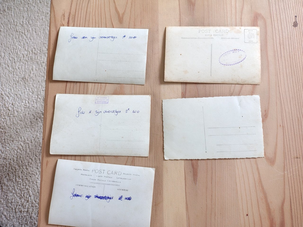 12 oude prentbriefkaarten