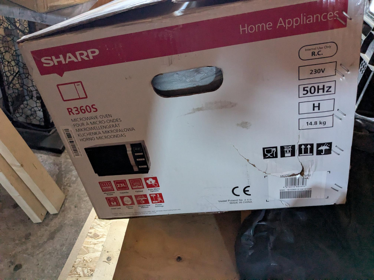Magnetron oven sharp