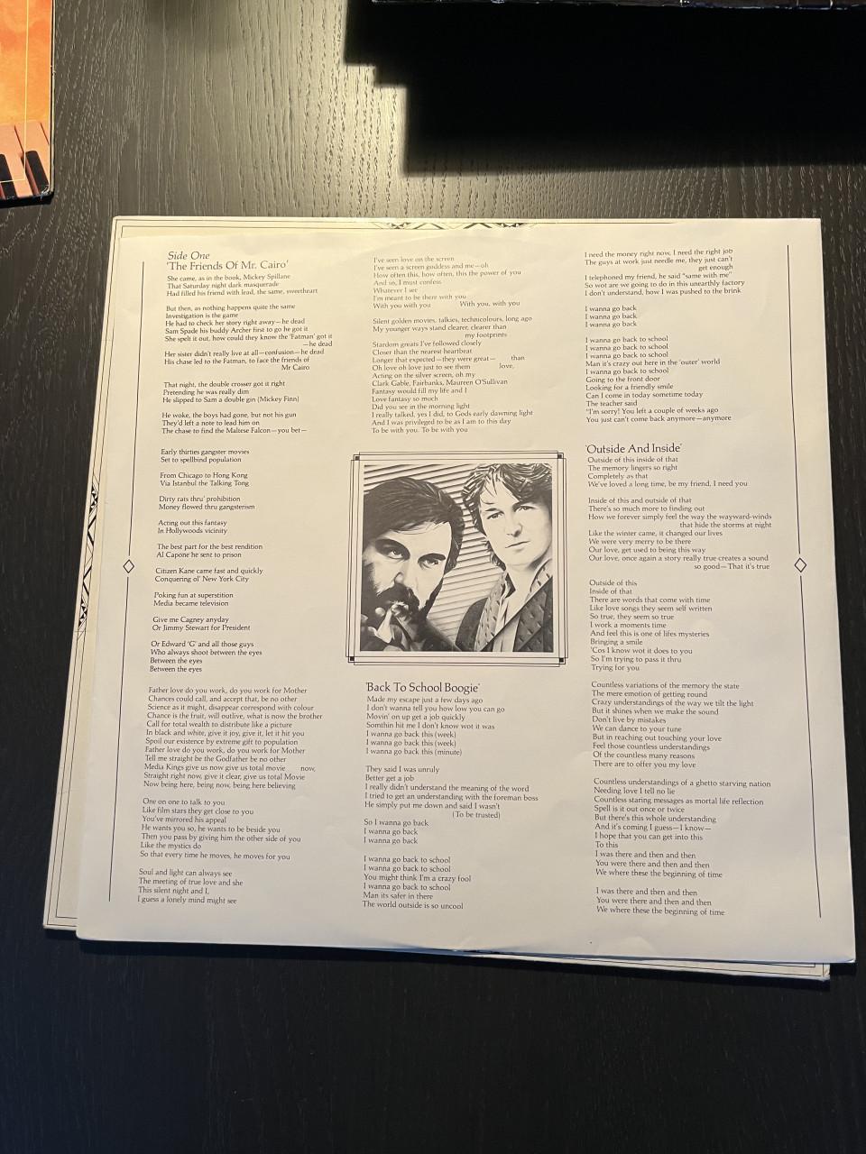 LP Jon and Vangelis (The Friends of mr Cairo) vinyl