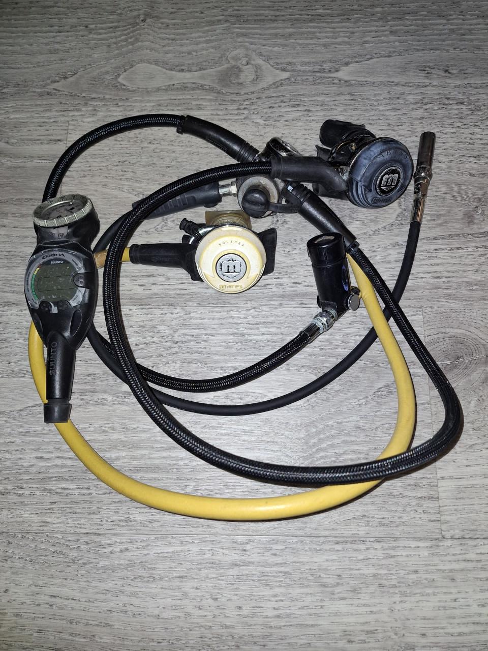 Complete Mares duikset. met Suunto Cobra duikcomputer