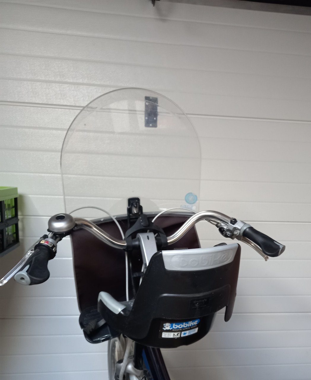 Fietsstoeltje voor incl. windscherm