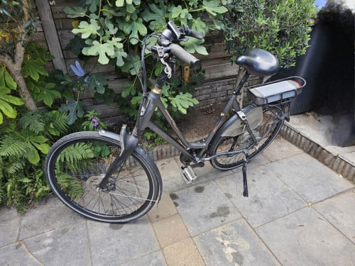 Sprata electrische fiets met werk