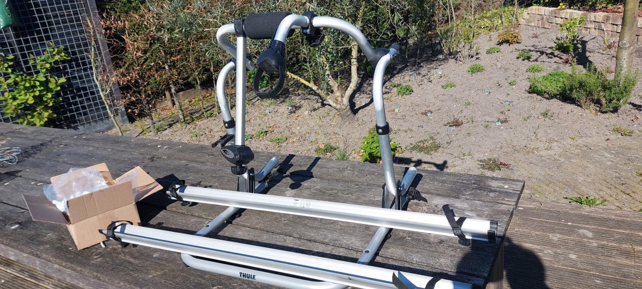 Thule fietsendrager voor 2 fietsen voor camper of caravan
