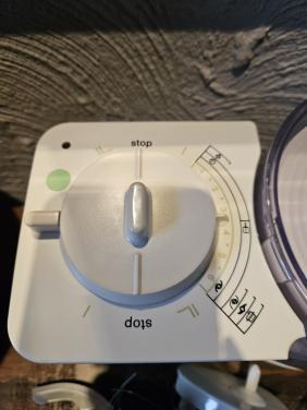 Vintage werkende Braun Foodprocessor - Keukenmachine prima staat