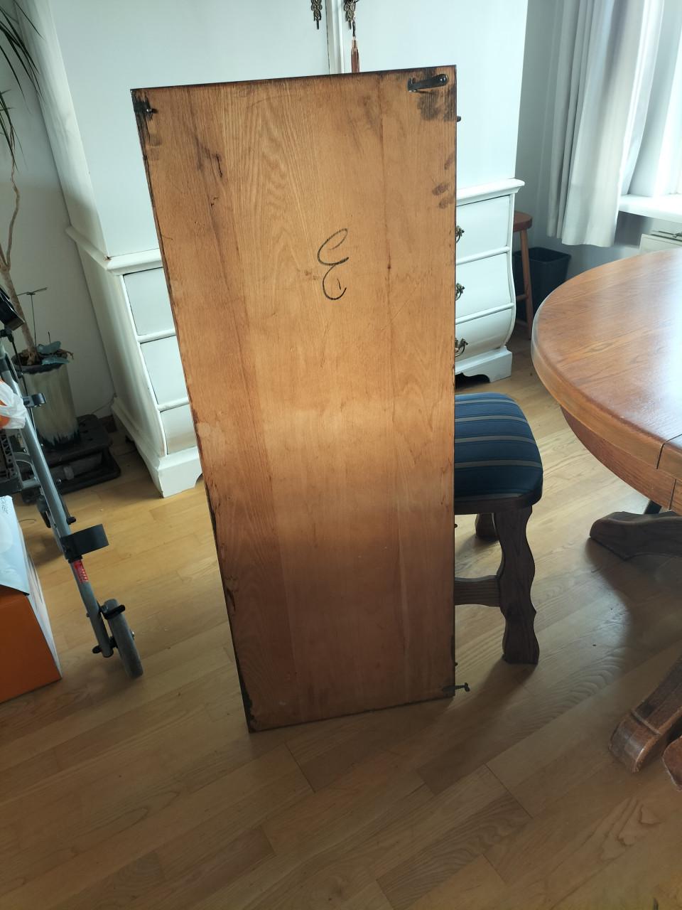 Ronde Eiken Eettafel met 4 stoelen