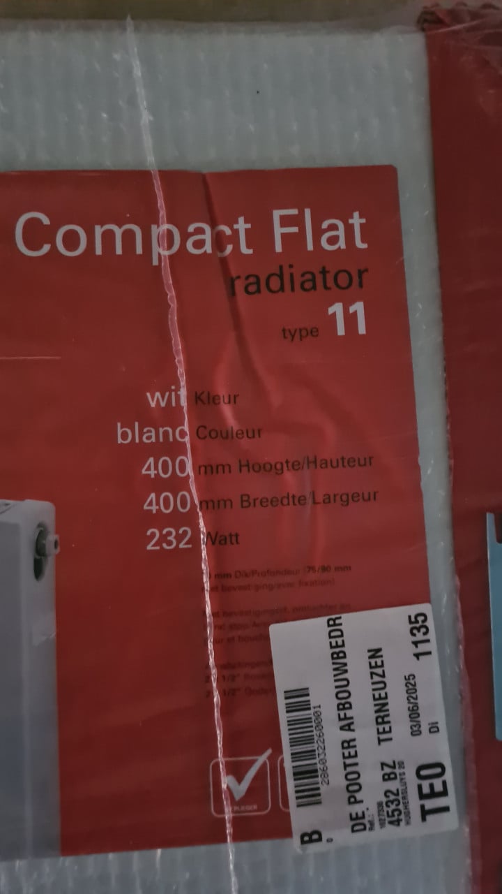 Kleine radiator te koop