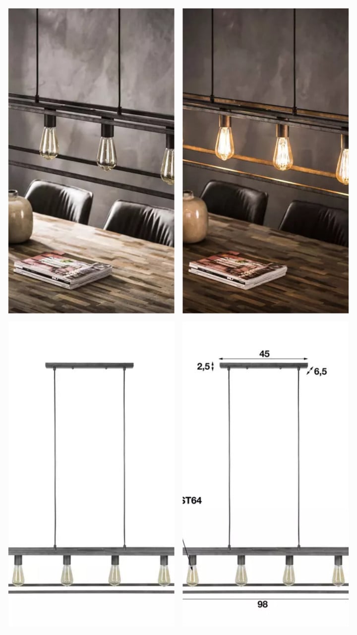 Hanglampen 2x