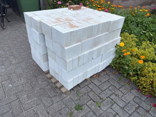 Kalkzandsteenblokken