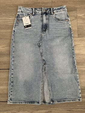 Jeansrok met split mt L