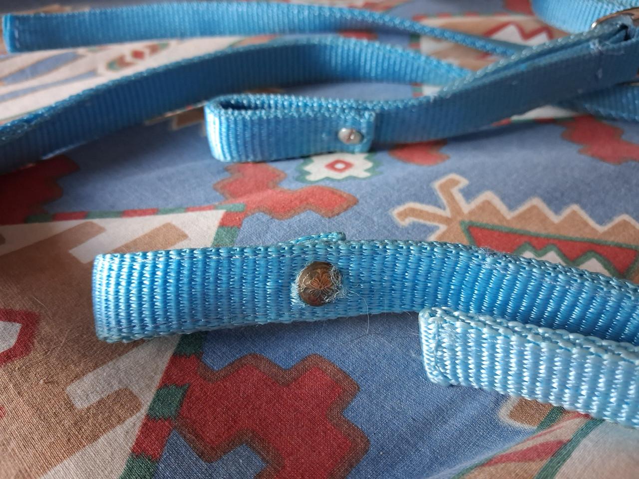 Western hoofdstel met teugels pony