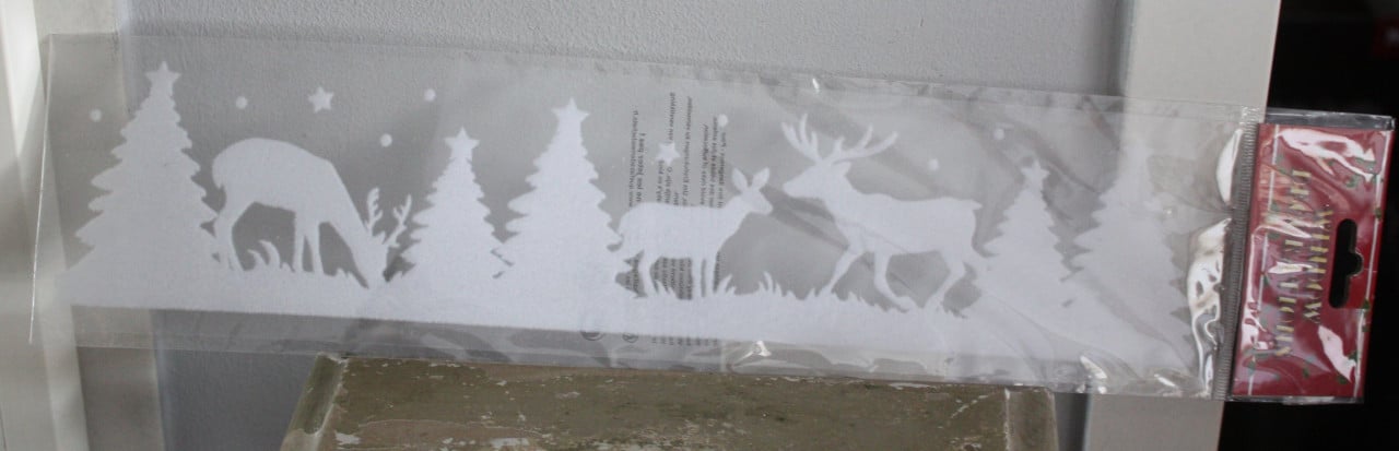Nieuw in verpakking raamdecoratie stikker