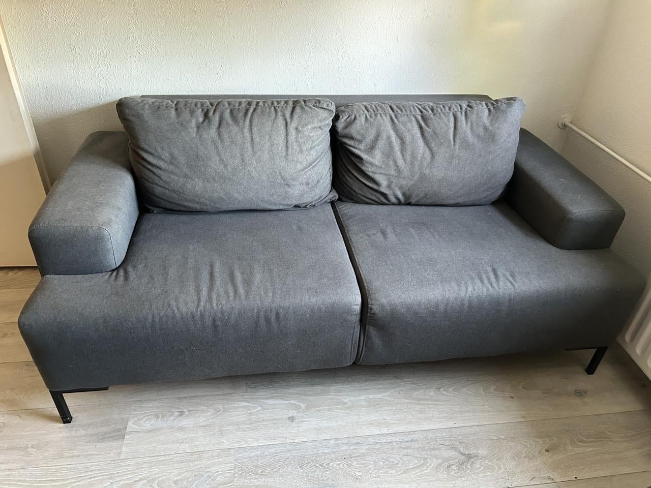 Grijze 2 zitsbank