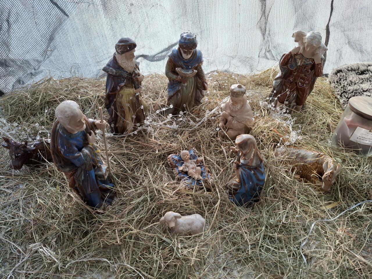 Kerststal beelden compleet