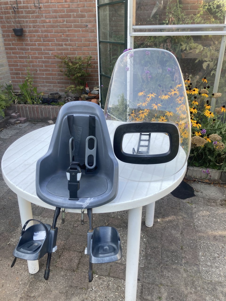 Bobike fietsstoeltje met windscherm