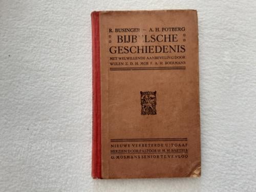 Vintage boeken: Bijbelse Geschiedenis uitgave 1922