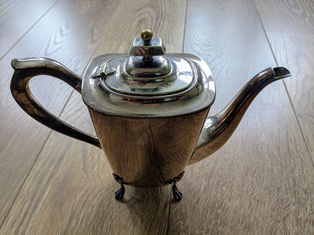 Verzilverd servies, 4-delig