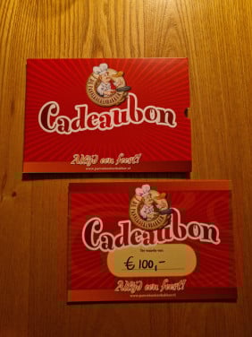 Cadeaubon De Pannekoekenbakker twv €100