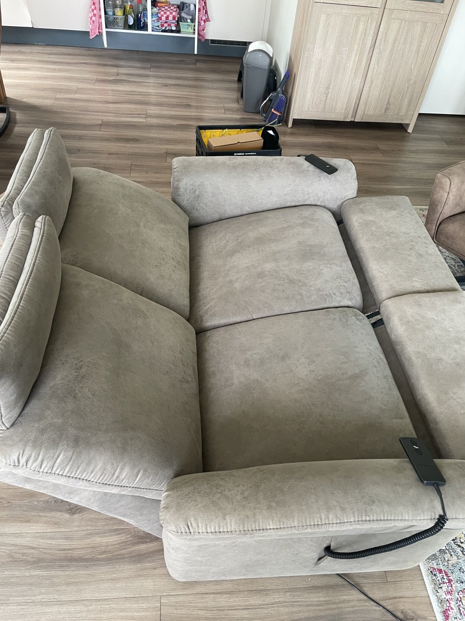 Twee Zitsbank met relaxfuntie