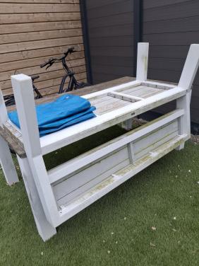Picknicktafel met bank