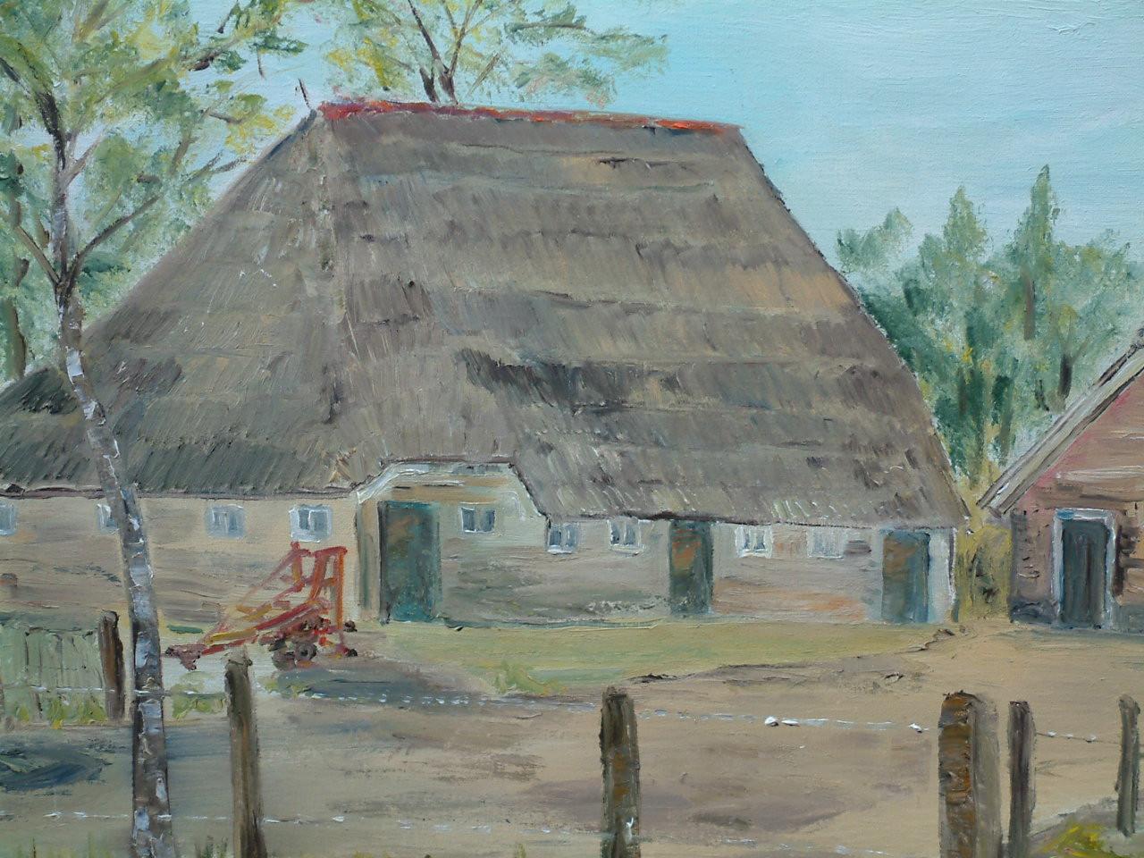 Boerderij  rieten dak