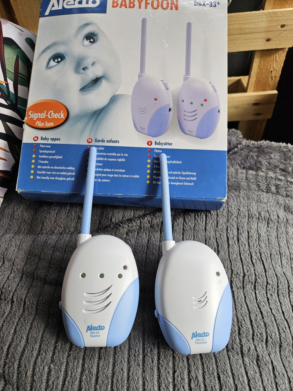 Leuk werkend compleet Alecto DBX-33 plus babyfoon....