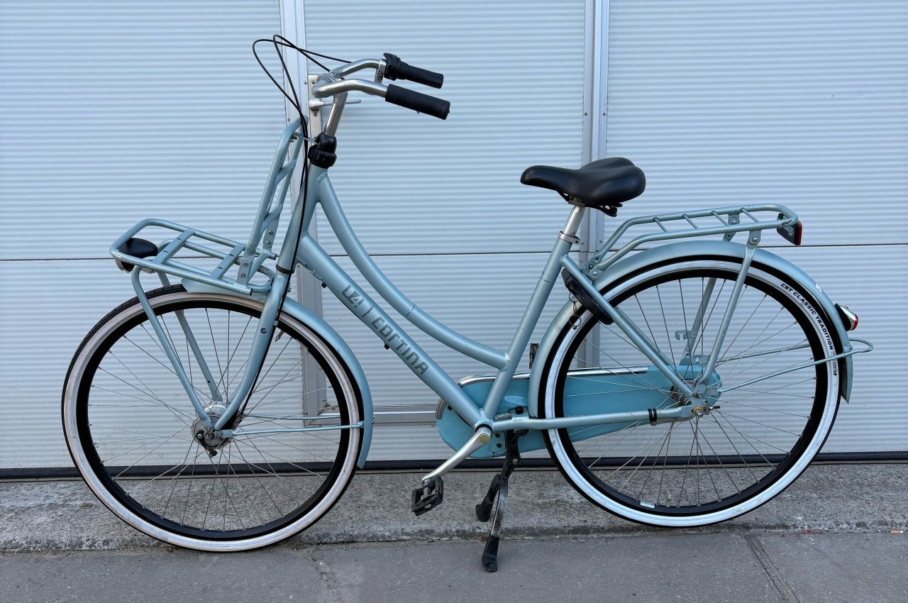 Te koop: Cortina damesfiets met rekje