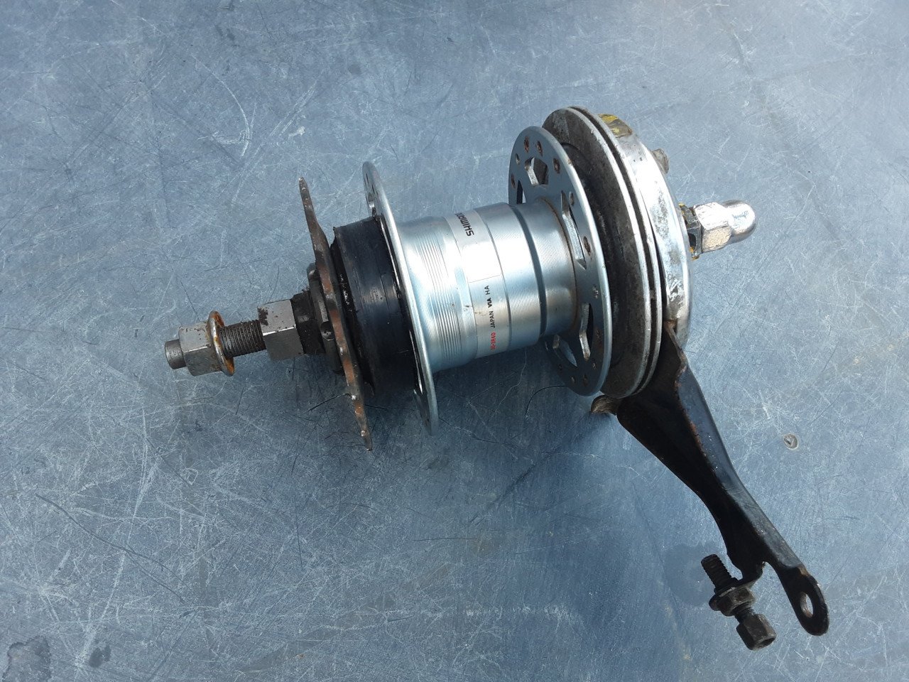 3 speed naaf met rollerbrake rem