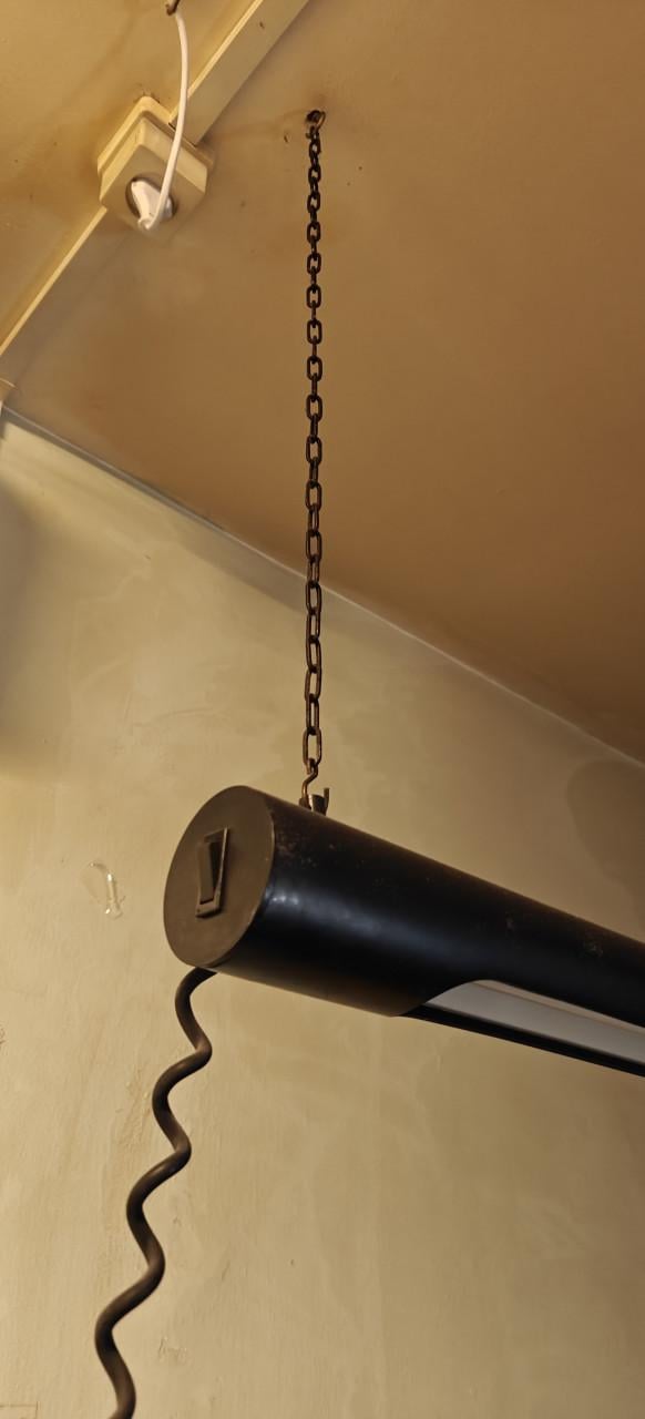 2 hangende tl lampen