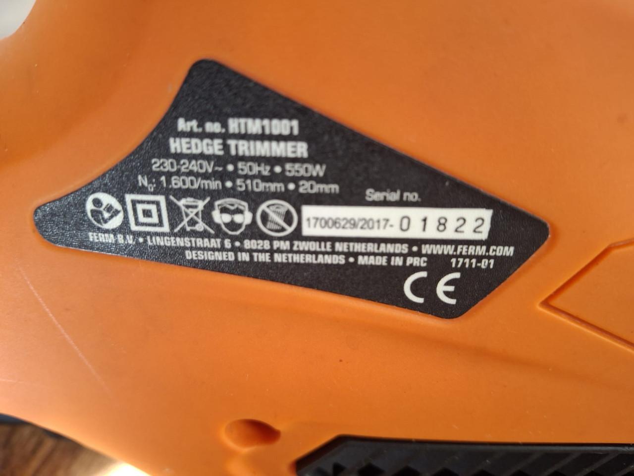 Electrische heggenschaar van Ferm