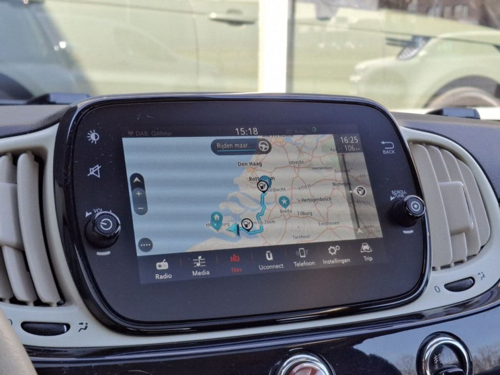 Fiat 500 1.2 lounge airco | cruise | pano | leder