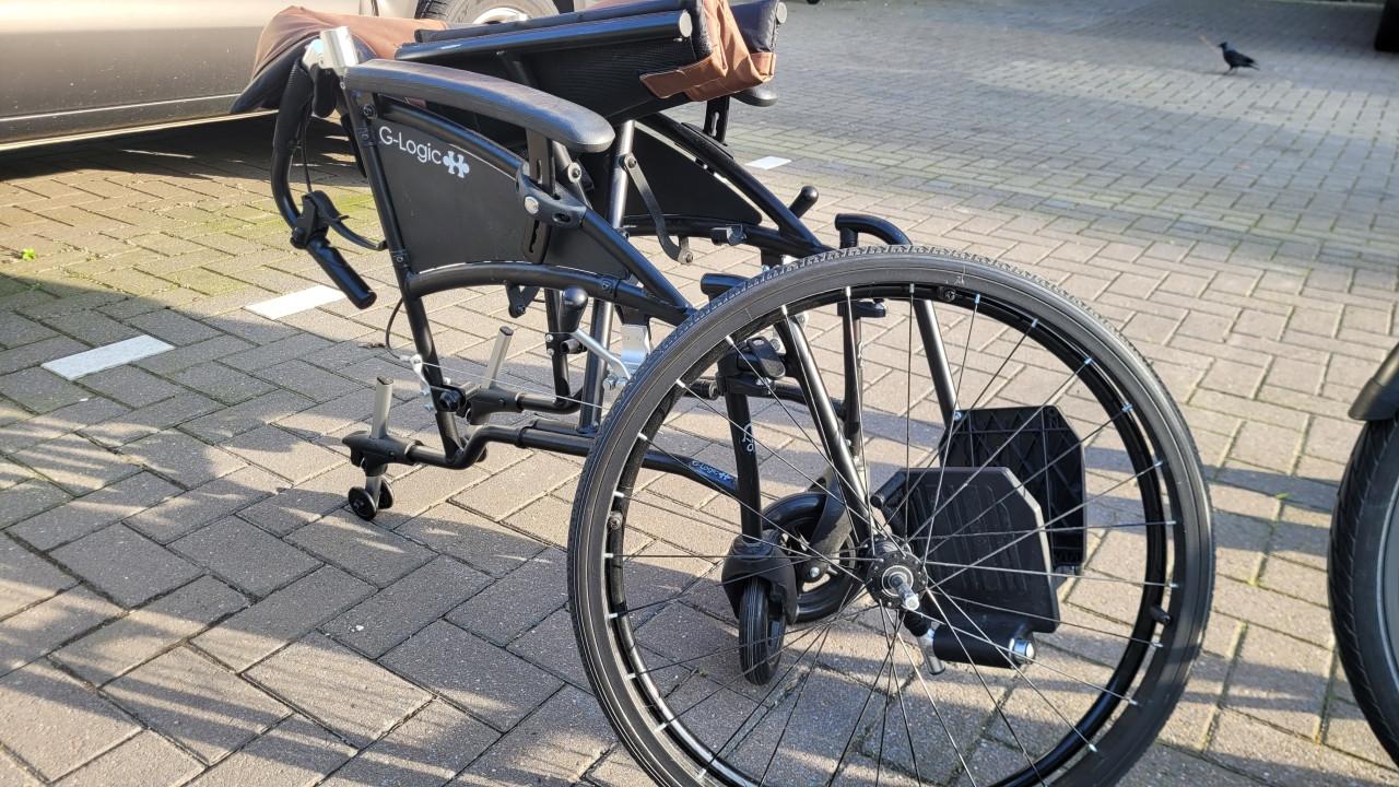 Inklapbare rolstoel