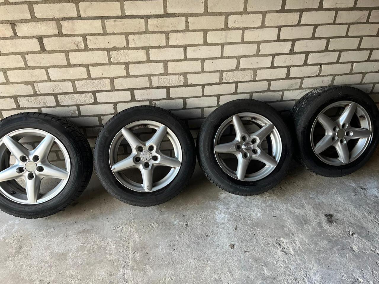 Lichtmetalen velgen met winterbanden voor bijv. VW Golf of Audi A3