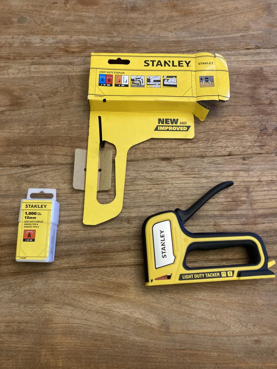 Nietmachine; 1x gebruikt!