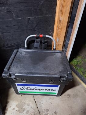 Viskoffer met breakaway rugsteun