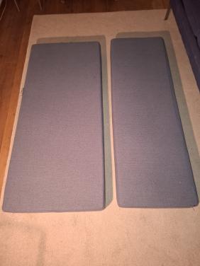 Beklede kussens voor caravan of camper